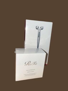 ReFa S CARAT RAY RF-SR2150B MTG Platinum  Facial Roller Device Japan w/Soap